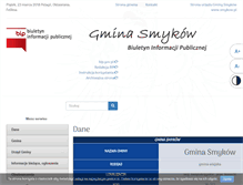 Tablet Screenshot of bip.smykow.pl